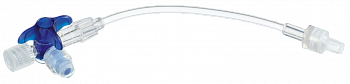 Кран 3-ходовой Дискофикс С с Сэйффлоу 360° синий линия 50 см купить в Балашихе