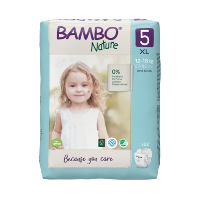 Эко-подгузники Bambo Nature 4 (7-14 кг), 24 шт купить оптом в Балашихе